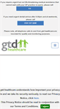 Mobile Screenshot of gtdhealthcare.co.uk